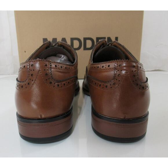 Men\'s Madden By Steve Madden Japlin Cap Toe Oxford Lace Up Shoes Cognac Size 11 main image 5
